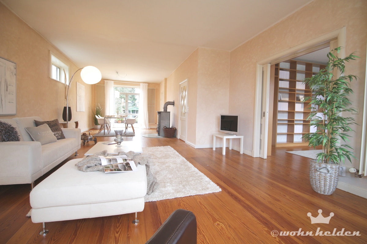 Home Staging Altbauvilla Wohnraum wohnhelden