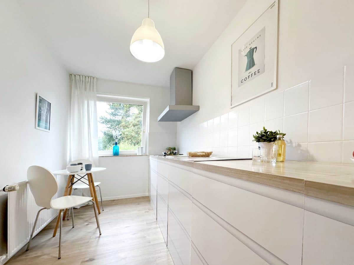 Einbauküche mit Home Staging in Hamburg Barmbek