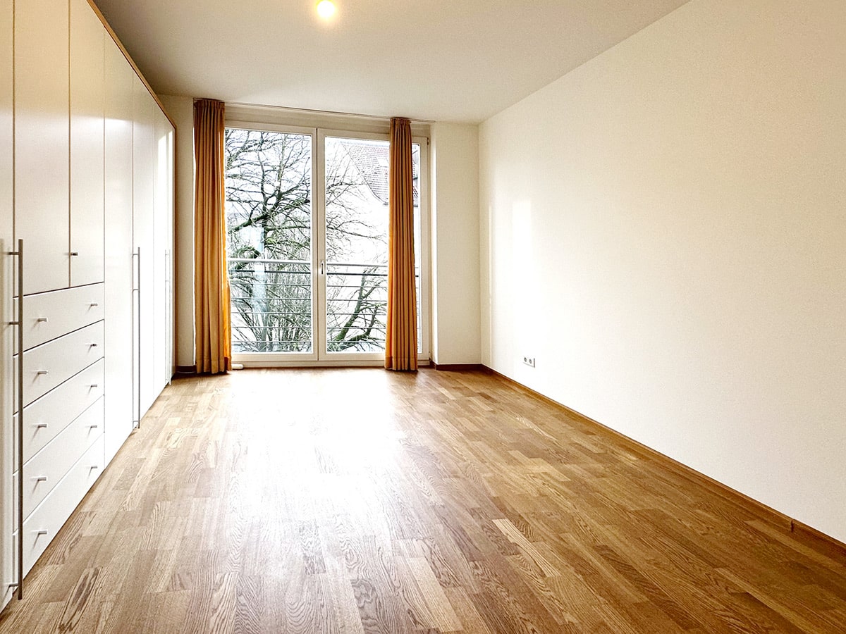 Gästezimmer ohne Home Staging in Hamburg Eppendorf