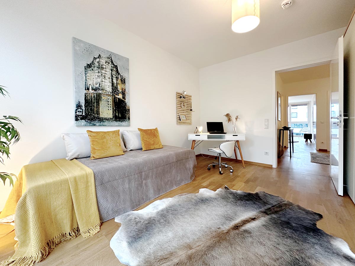 Home Office mit Home Staging in Hamburg Eppendorf