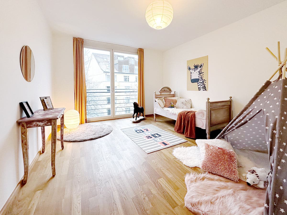 Kinderzimmer mit Home Staging in Hamburg Eppendorf