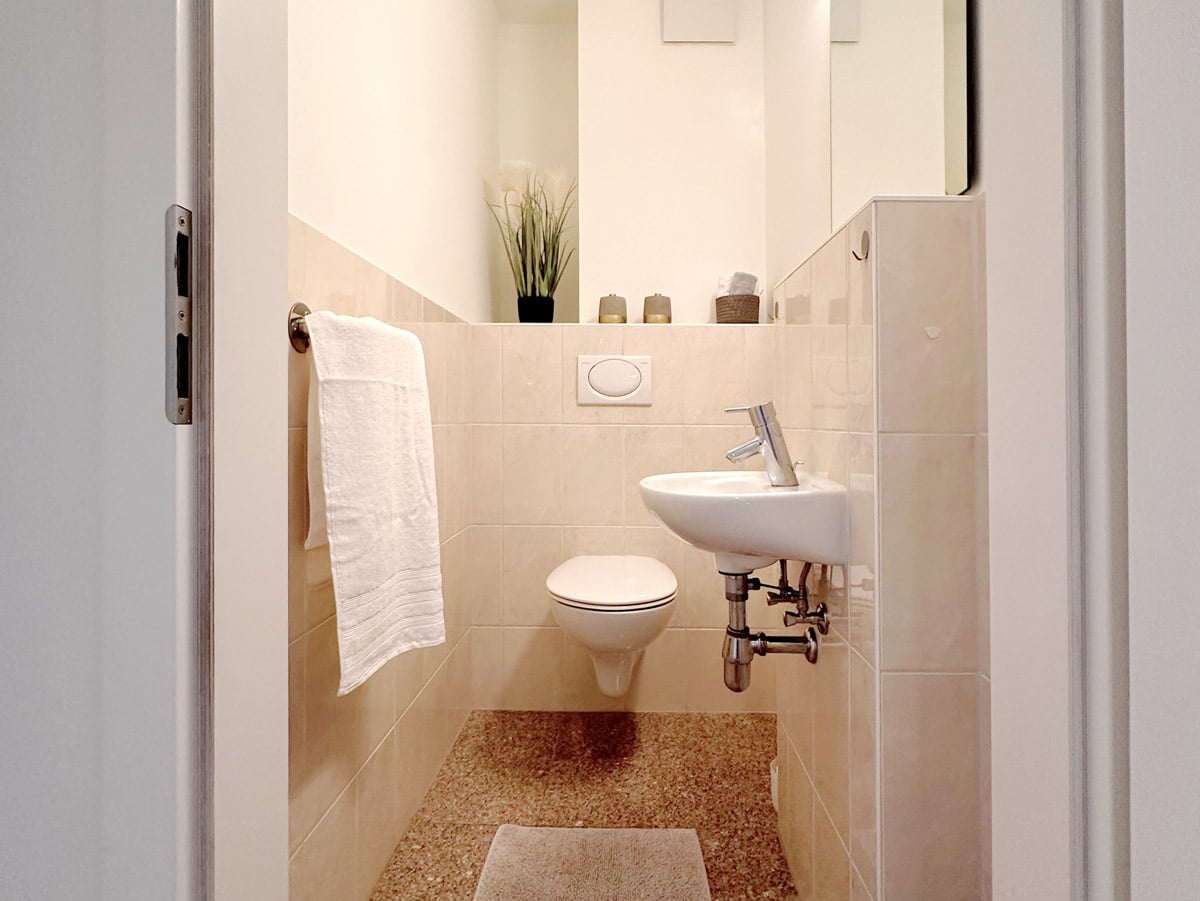 Gäste WC mit Home Staging