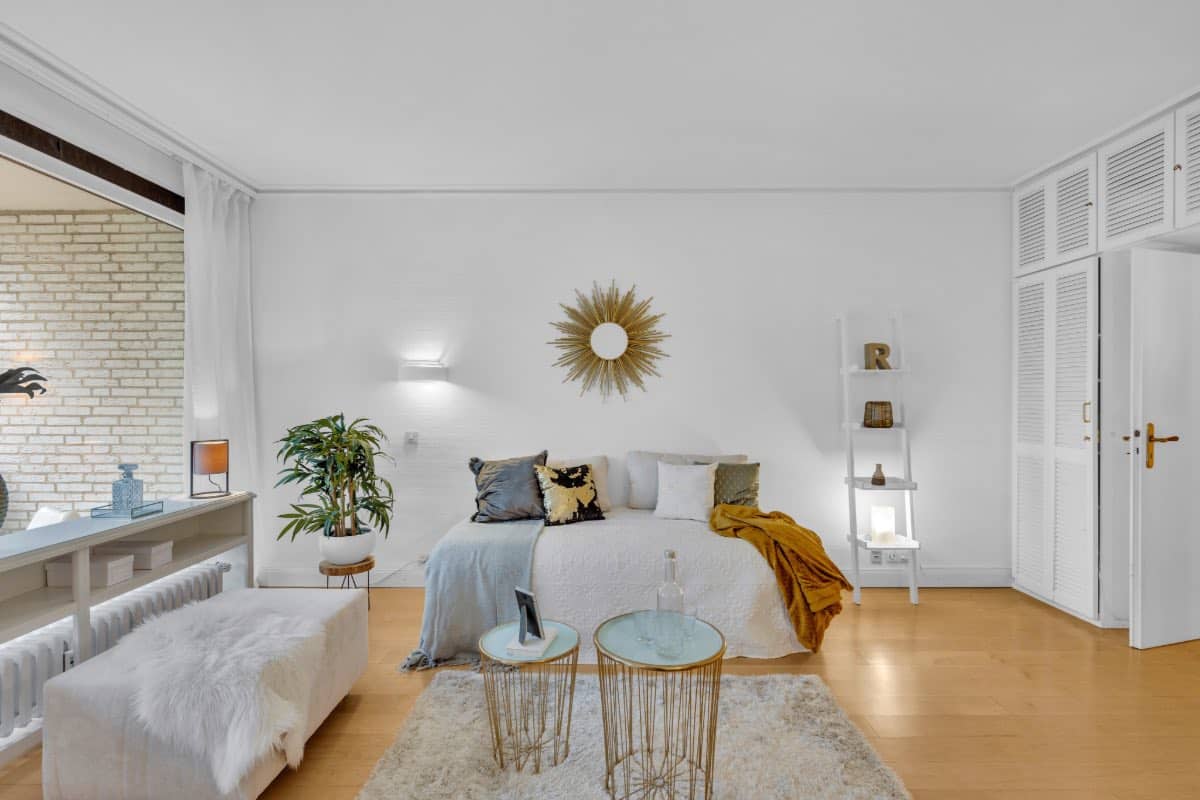 Mini-Apartment mit Home Staging