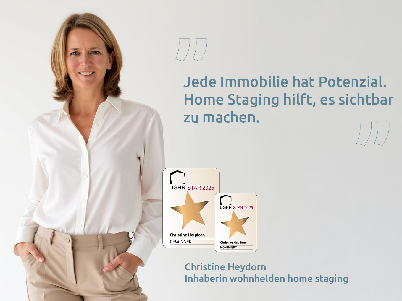 Christine Heydorn IHK zertifizierte Home Stagerin in Hamburg