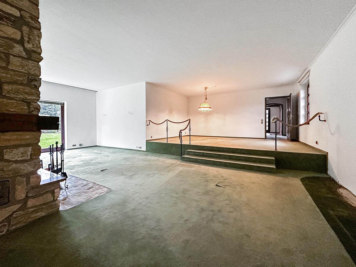 Wohn- und Esszimmer ohne Home Staging in Norddeutschland