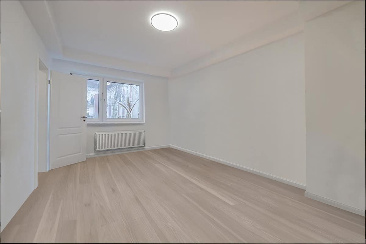 Schlafzimmer ohne Home Staging in Barmbek