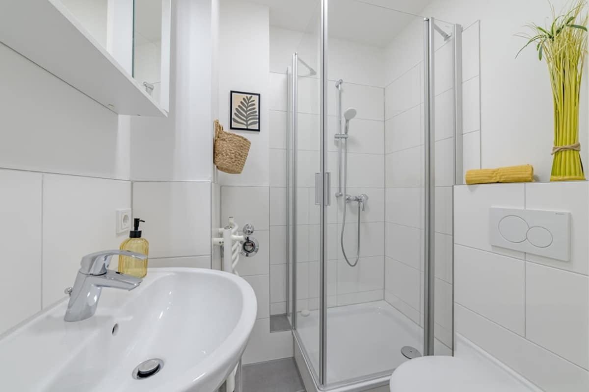 Badezimmer mit Home Staging in Hamburg Barmbek
