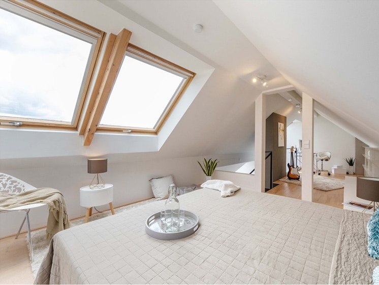 Schlafzimmer mit Home Staging