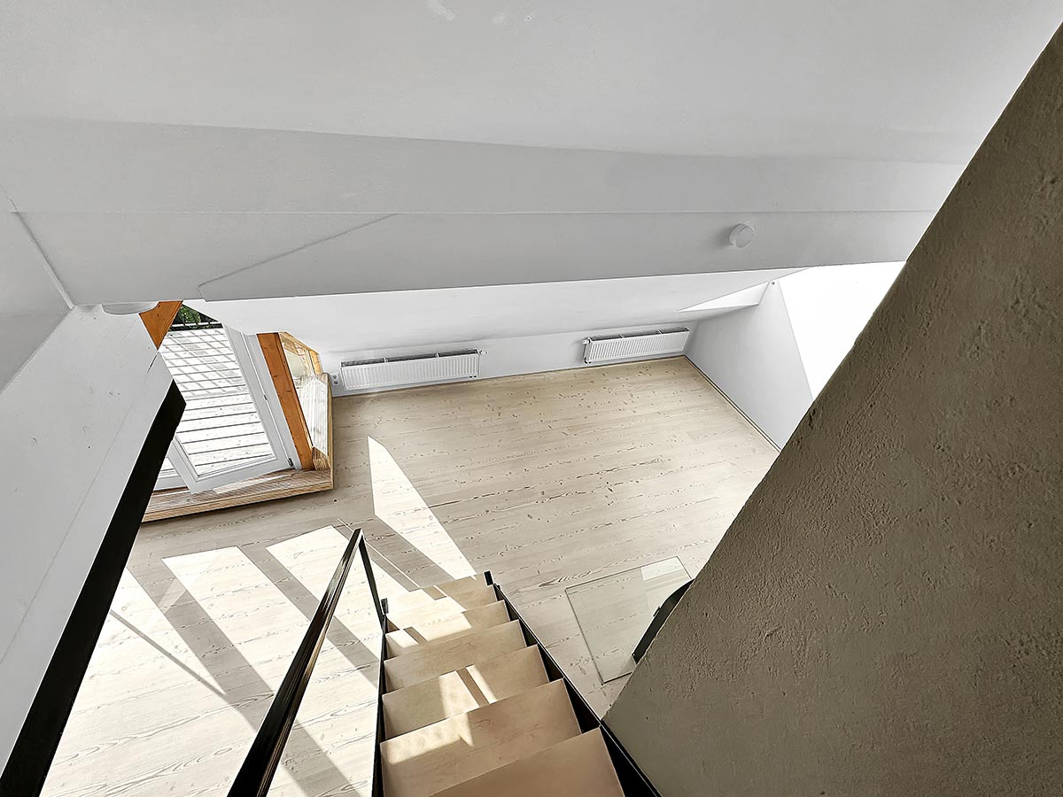 Galerie in einer Penthouse Wohnung in Hamburg Eppendorf