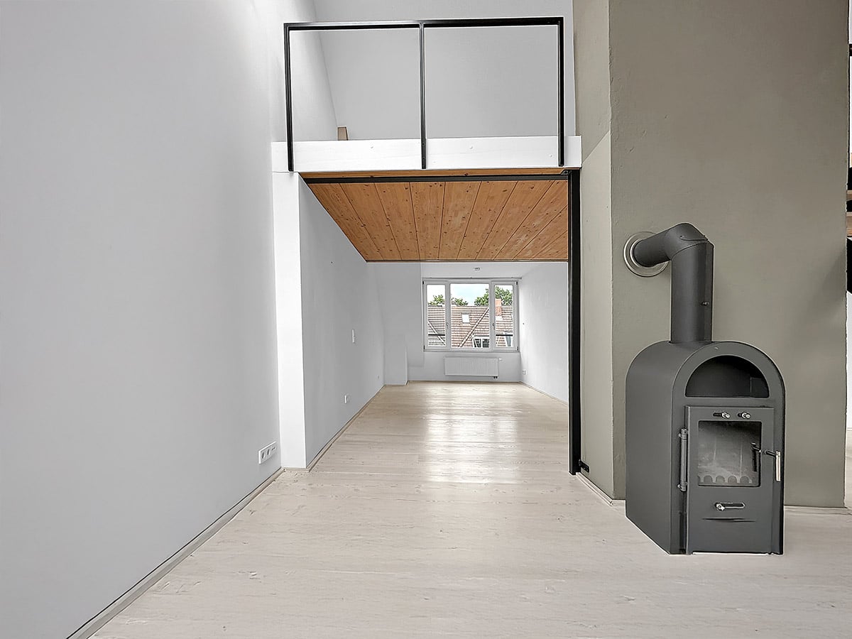 Durchbruch im Hamburger Penthouse