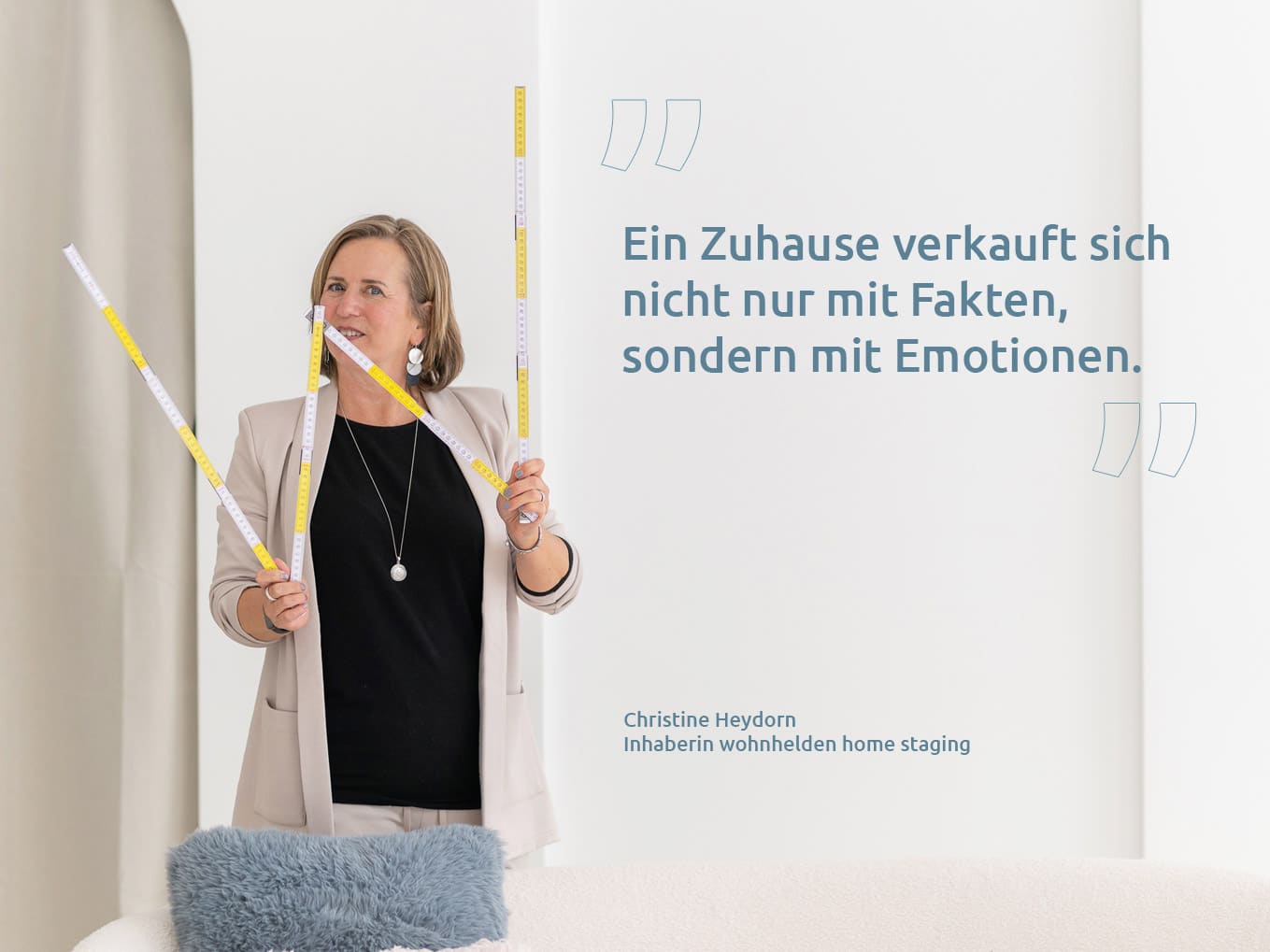 Christine Heydorn ist IHK-zertifizierte Home Stagerin