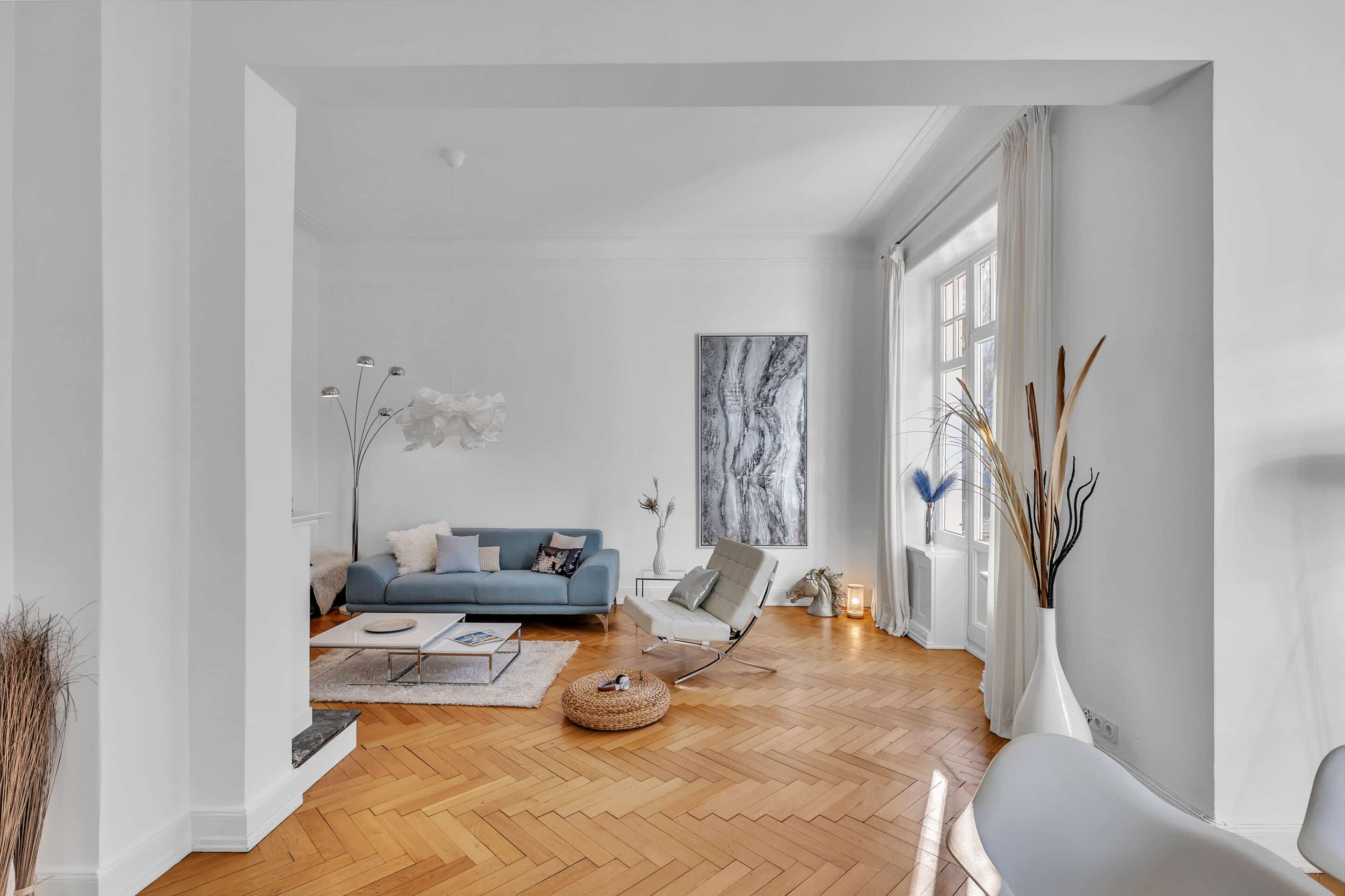 Wohnzimmer mit Home Staging